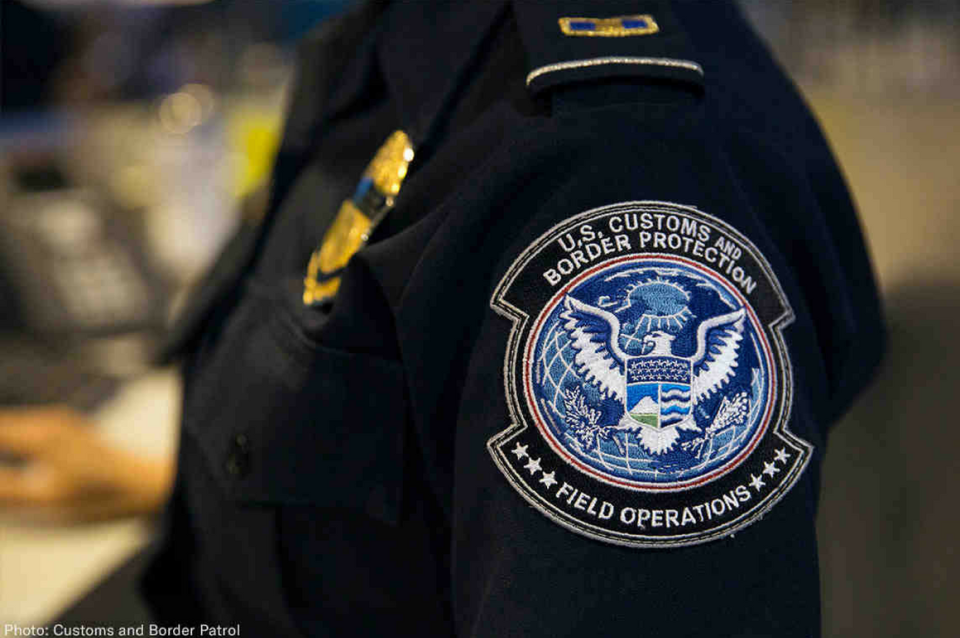 Customs and Border Protection officers assigned to the Area Port