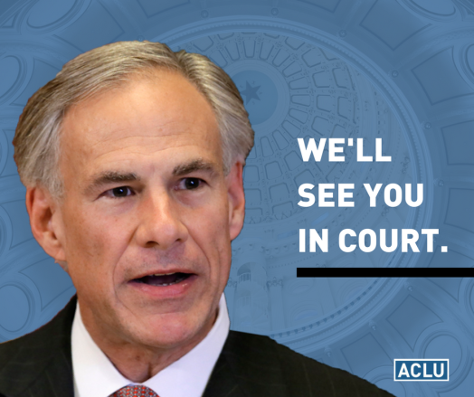 Governor Greg Abbott in the Texas Capitol