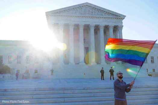 LGBTQ flag supreme court