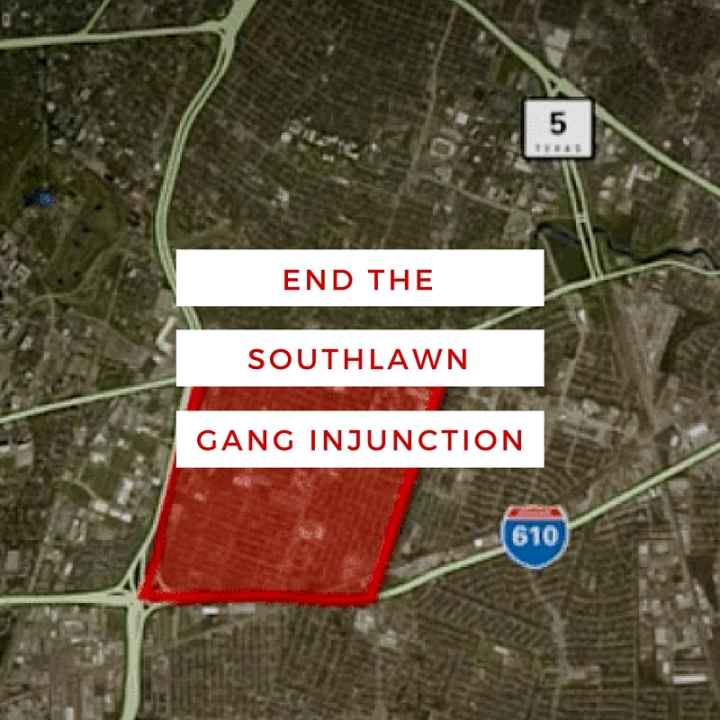 End Southlawn Gang Injunction