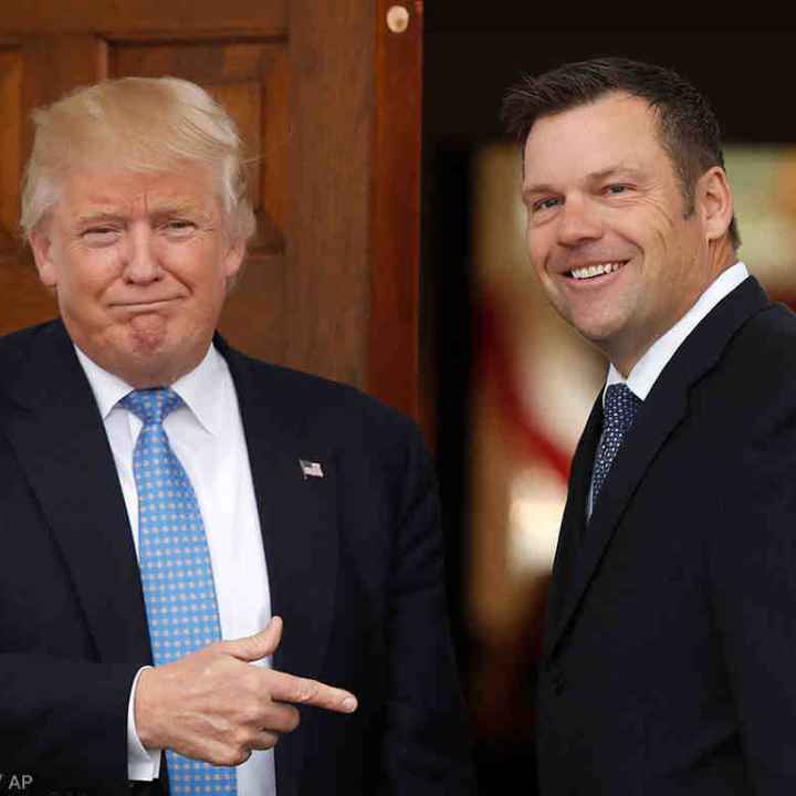 Trump and Kobach voting commission