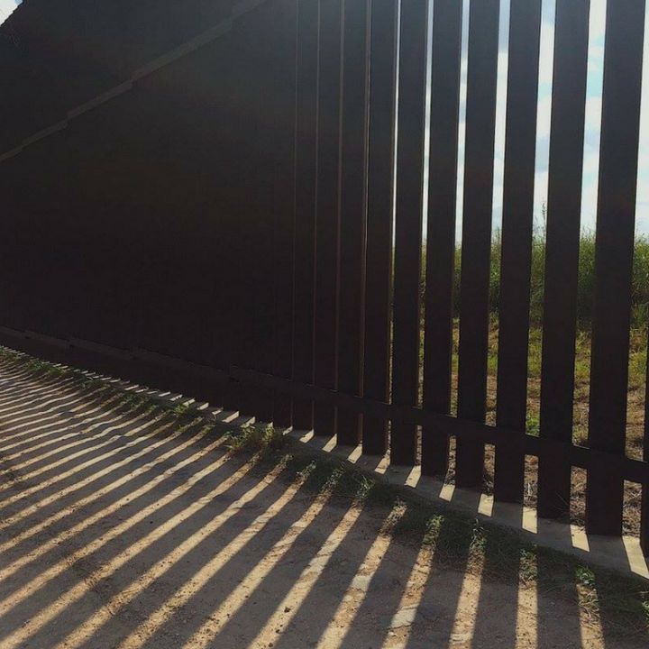Border wall in Brownsville